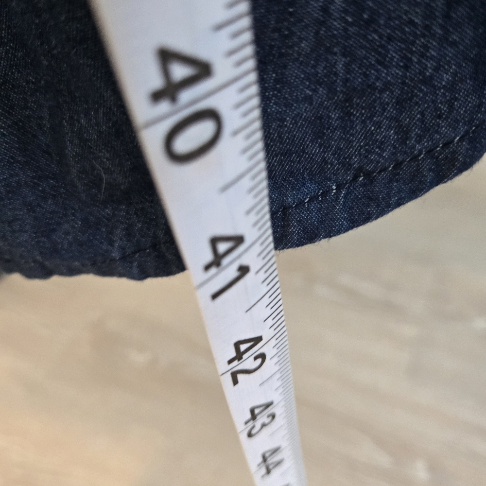 Milleniun Denim Dark Wash Dress Siz 1X Cottagecore Western - Picture 11 of 11